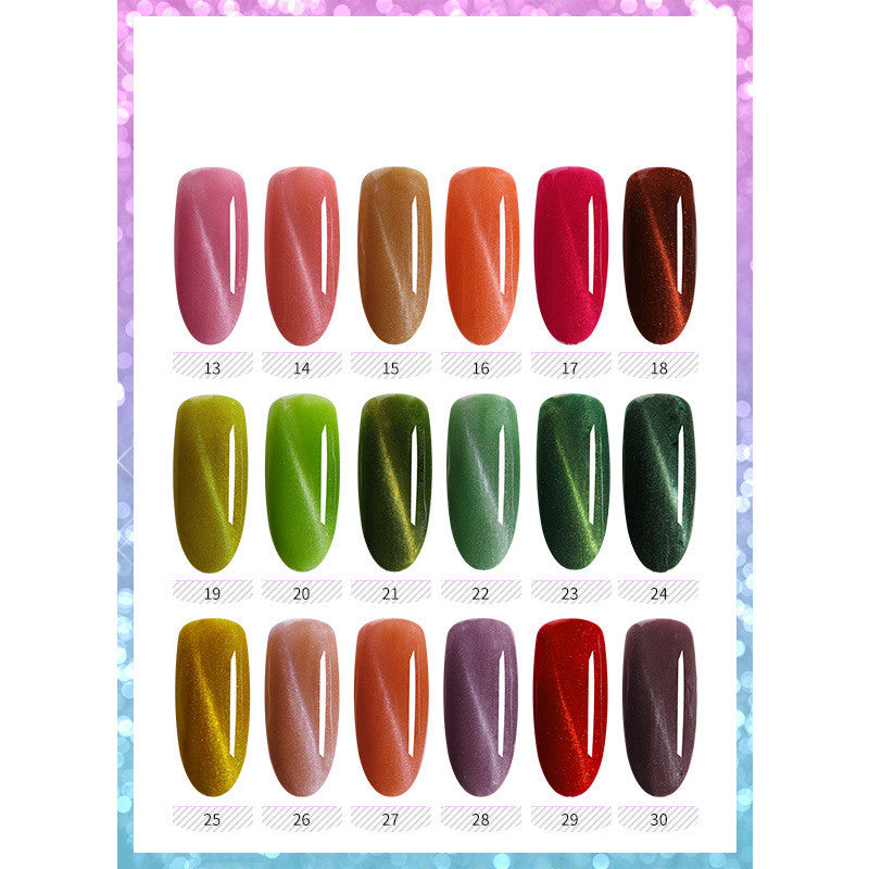 Cat's Eye Glue Nail Polish Set