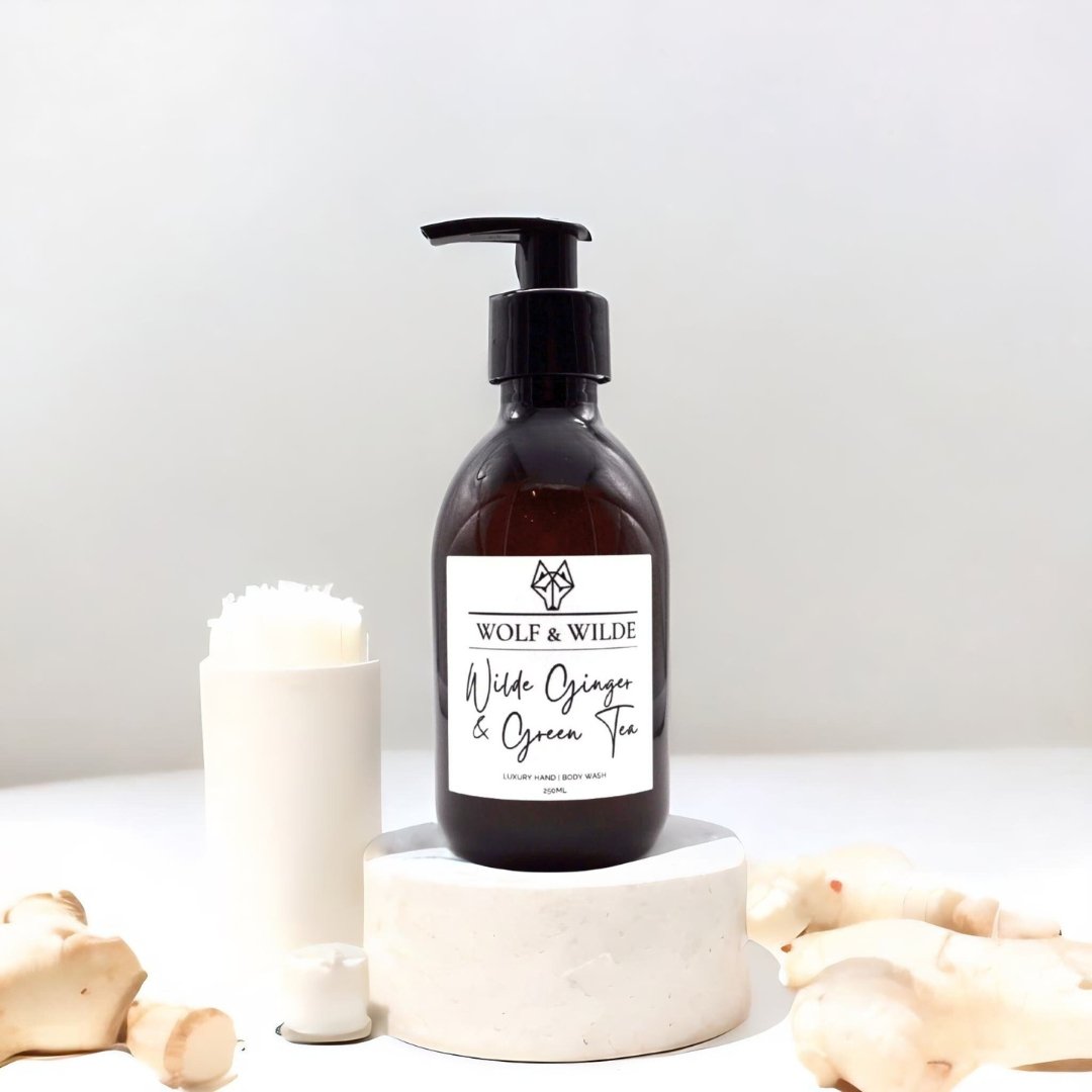 Wilde Ginger & Green Tea Luxury 2 In 1 Liquid Soap - Hand & Body 250ML